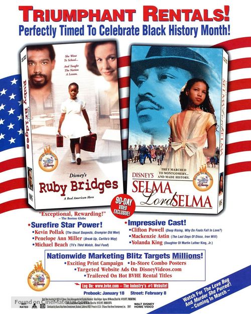 Ruby Bridges - Video release movie poster