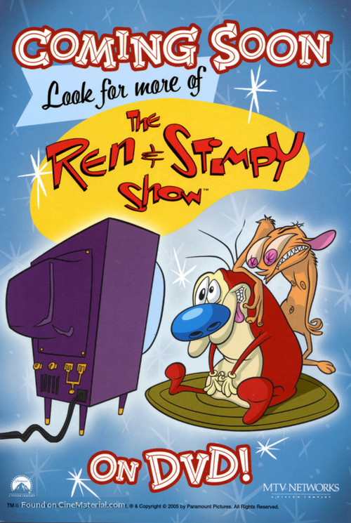 &quot;The Ren &amp; Stimpy Show&quot; - Video release movie poster