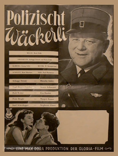 Polizischt W&auml;ckerli - Swiss Movie Poster