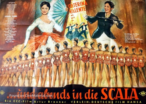 ...und abends in die Scala - German Movie Poster