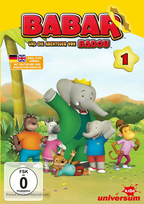 &quot;Babar and the Adventures of Badou&quot; - German DVD movie cover