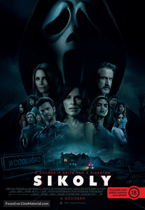 Scream - Hungarian Movie Poster