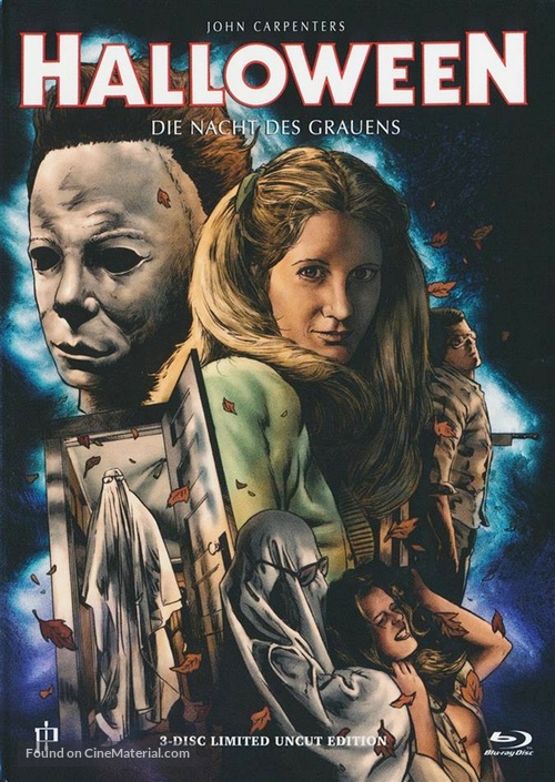 Halloween - German Blu-Ray movie cover