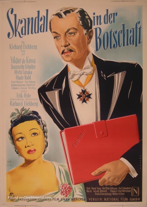 Skandal in der Botschaft - German Movie Poster