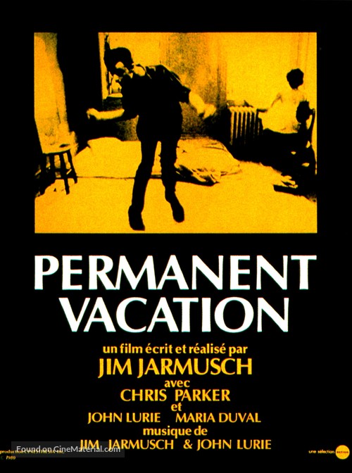 Permanent Vacation - French Movie Poster
