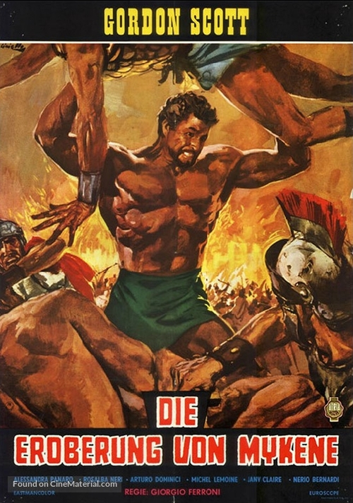 Ercole contro Molock - German Movie Poster