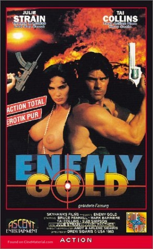 Enemy Gold - German VHS movie cover