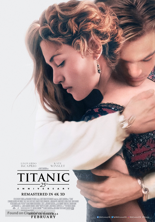 Titanic - British Re-release movie poster