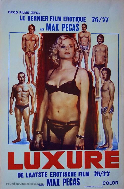 Luxure - Belgian Movie Poster