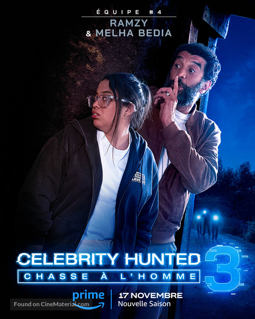 &quot;Celebrity Hunted: Chasse &agrave; l&#039;homme&quot; - French Movie Poster