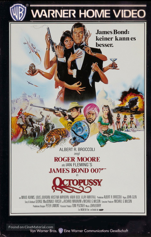 Octopussy - German VHS movie cover