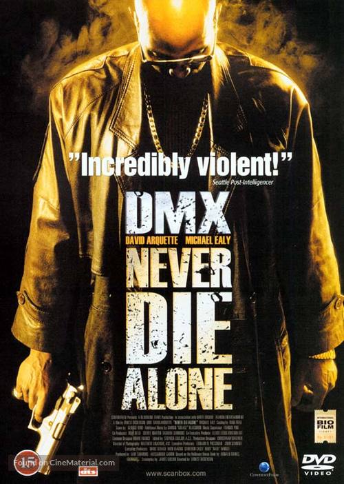 Never Die Alone - Danish DVD movie cover