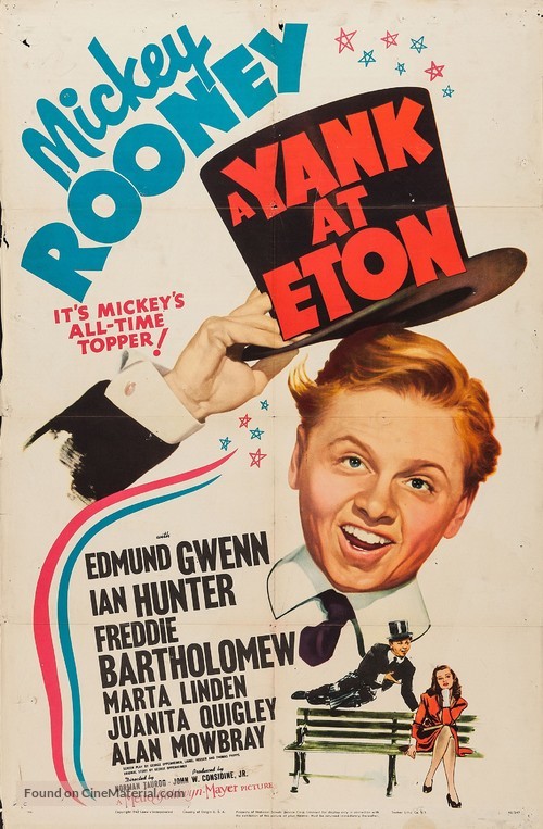 A Yank at Eton - Movie Poster