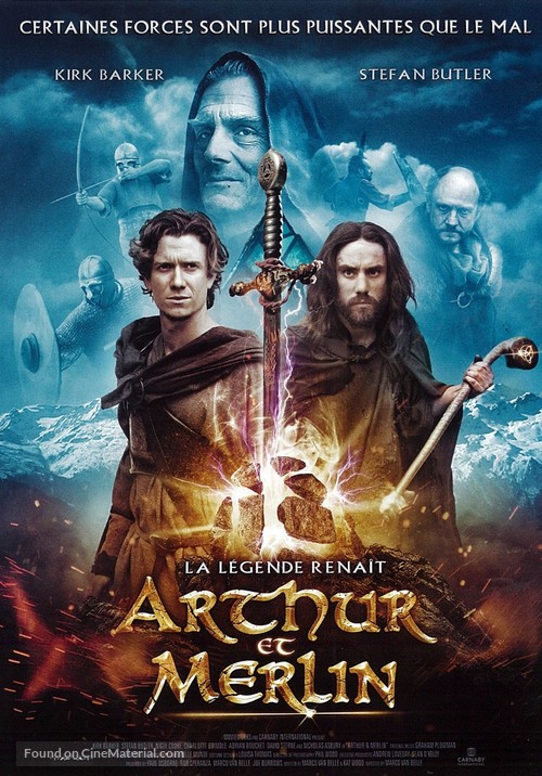 Arthur &amp; Merlin - French DVD movie cover