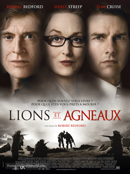 Lions for Lambs - French Movie Poster