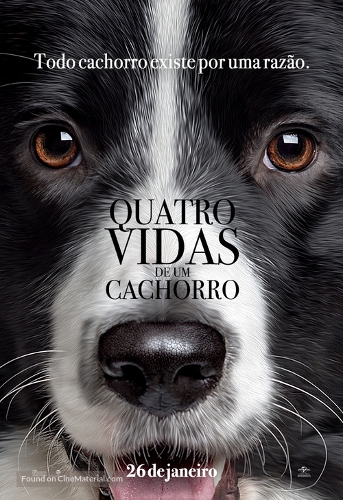 A Dog&#039;s Purpose - Brazilian Movie Poster