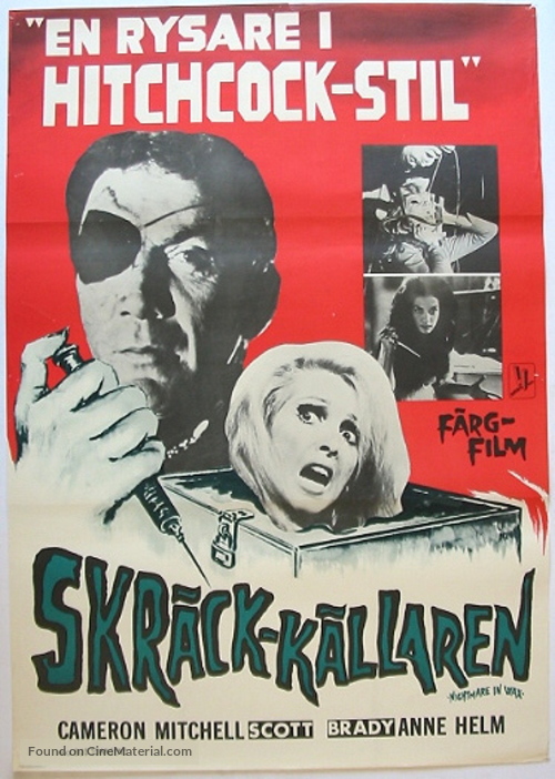 Nightmare in Wax - Swedish Movie Poster