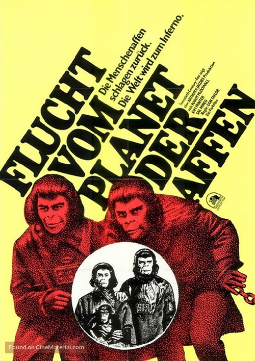 Escape from the Planet of the Apes - German Movie Poster