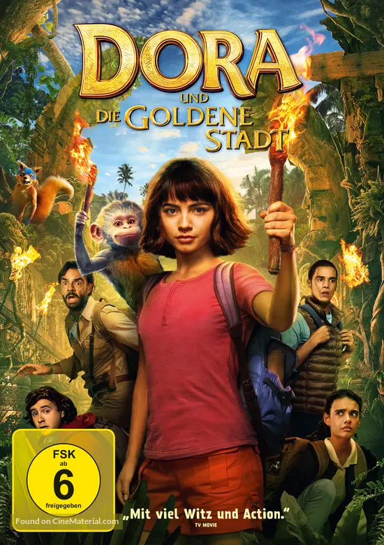 Dora and the Lost City of Gold - German DVD movie cover