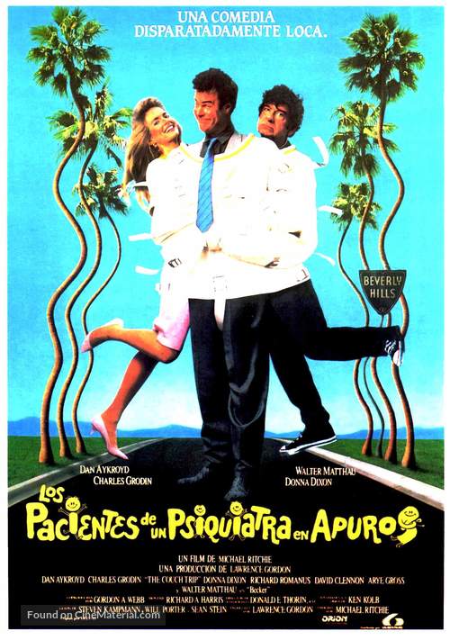 The Couch Trip - Spanish Movie Poster