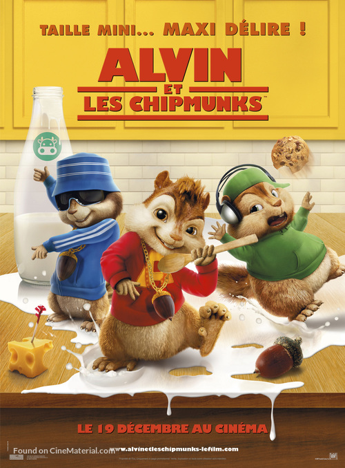 Alvin and the Chipmunks - French Movie Poster