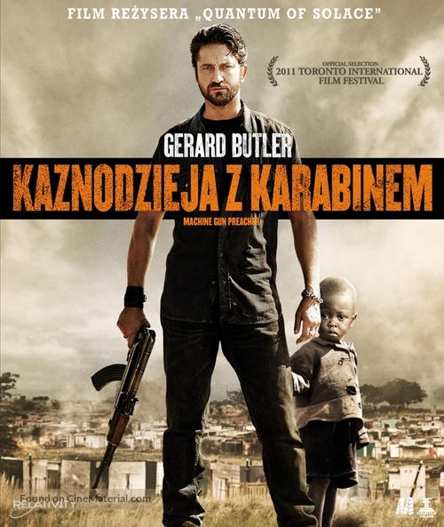 Machine Gun Preacher - Polish Blu-Ray movie cover