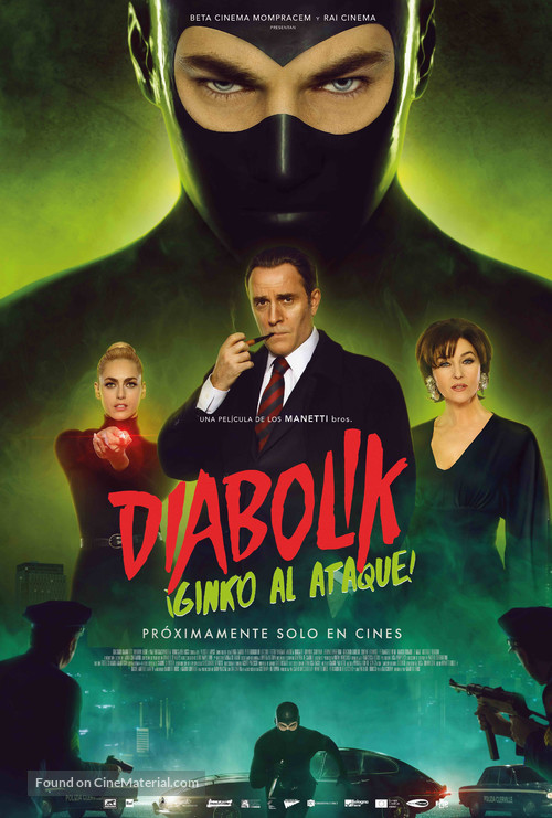 Diabolik - Ginko all&#039;attacco! - Spanish Movie Poster