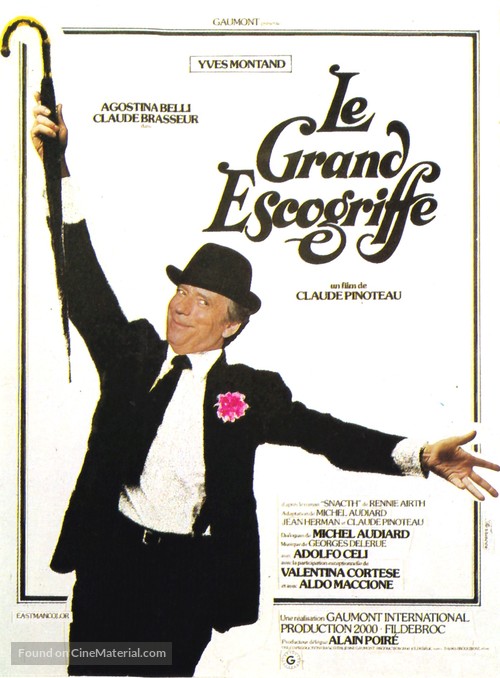 Le grand escogriffe - French Movie Poster