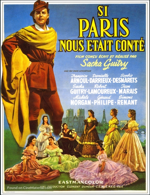 Si Paris nous &egrave;tait cont&egrave; - Belgian Movie Poster