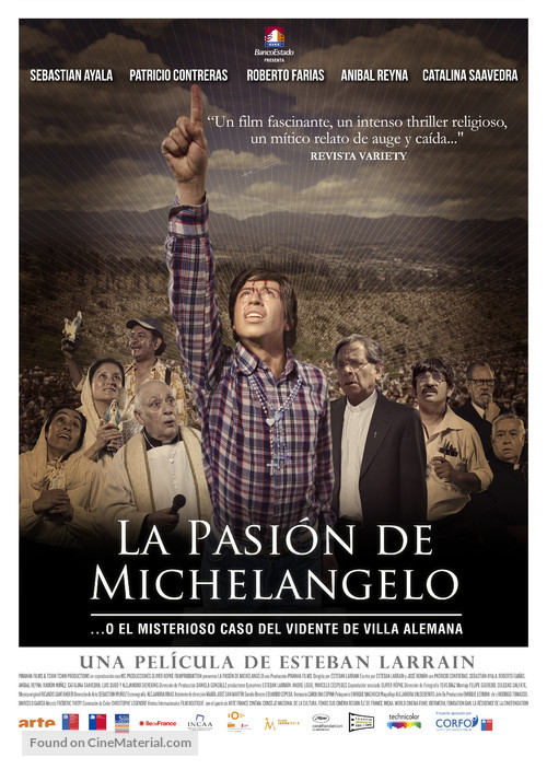 La pasi&oacute;n de Michelangelo - Chilean Movie Poster