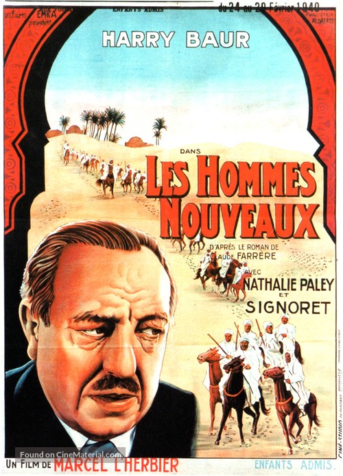 Les hommes nouveaux - French Movie Poster