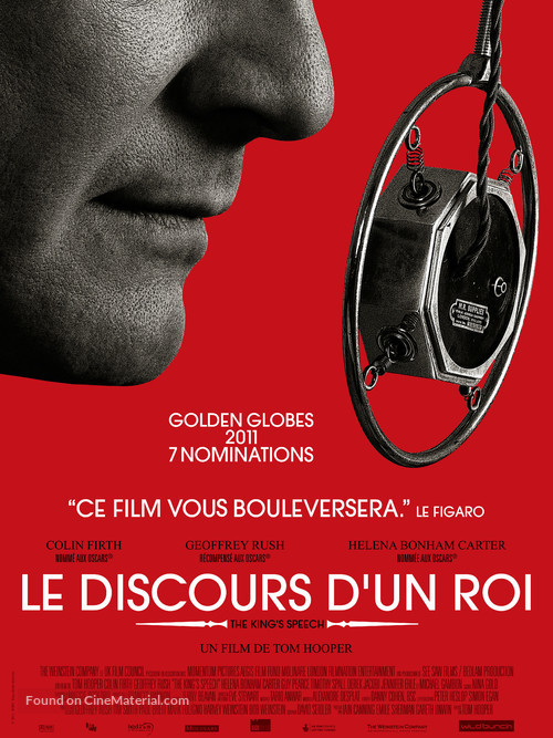 The King&#039;s Speech - French Movie Poster