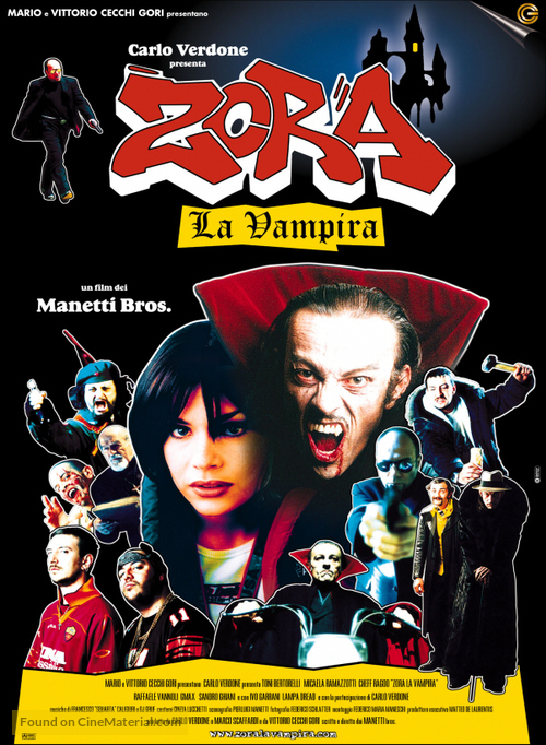 Zora la vampira - Italian Theatrical movie poster