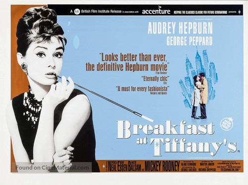 Breakfast at Tiffany&#039;s - British Movie Poster