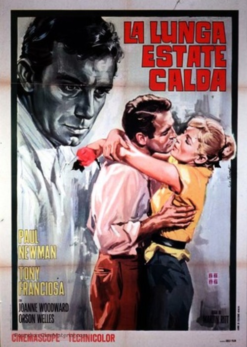 The Long, Hot Summer - Italian Movie Poster