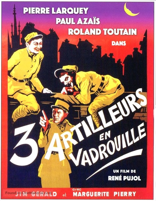 Trois artilleurs en vadrouille - French Movie Poster