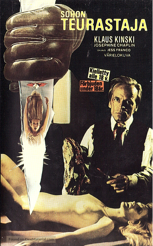 Jack the Ripper - Finnish VHS movie cover