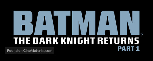 Batman: The Dark Knight Returns, Part 1 - Logo