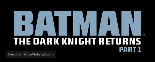 Batman: The Dark Knight Returns, Part 1 - Logo