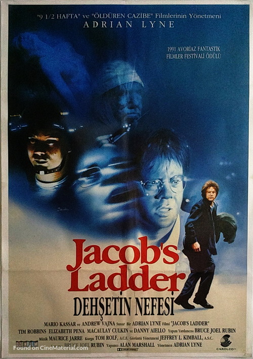 Jacob&#039;s Ladder - Turkish Movie Poster