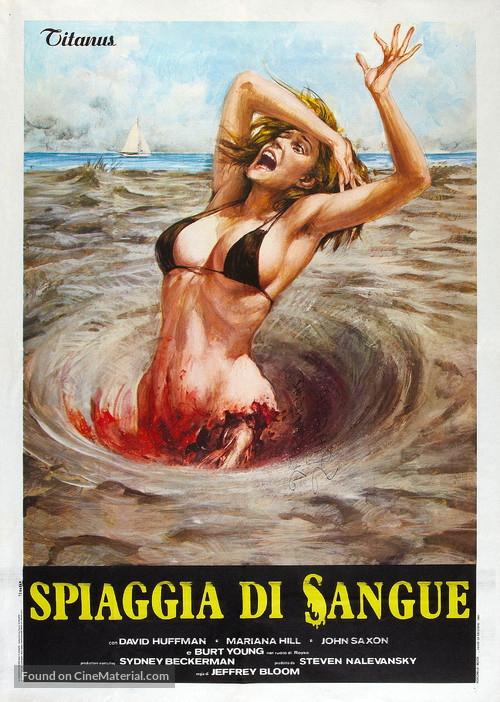 Blood Beach - Italian Movie Poster