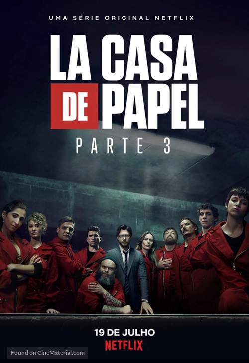 &quot;La casa de papel&quot; - Brazilian Movie Poster