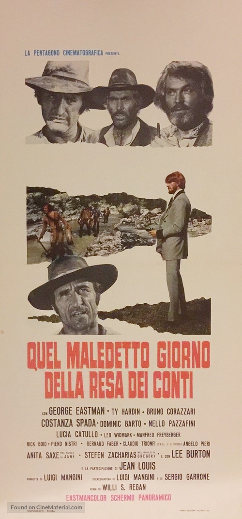 Quel maledetto giorno della resa dei conti - Italian Movie Poster