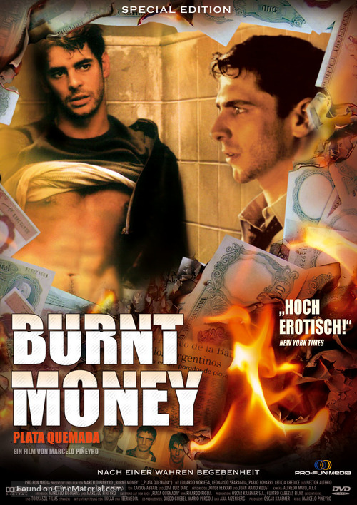 Plata quemada - German DVD movie cover