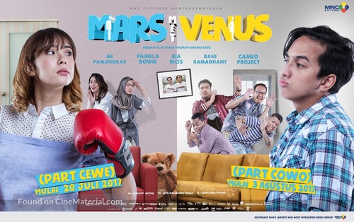 Mars met Venus - Indonesian Movie Poster