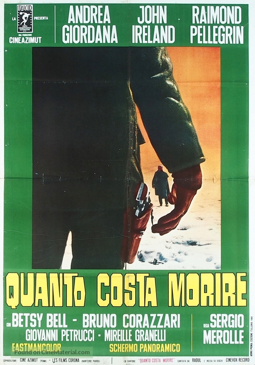 Quanto costa morire - Italian Movie Poster