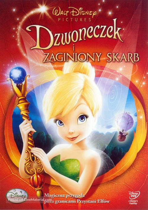Tinker Bell and the Lost Treasure - Polish DVD movie cover
