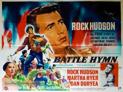 Battle Hymn - British Movie Poster