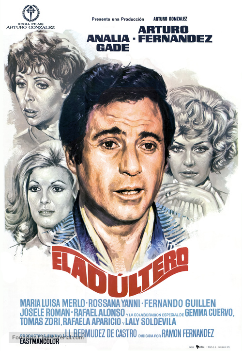El ad&uacute;ltero - Spanish Movie Poster