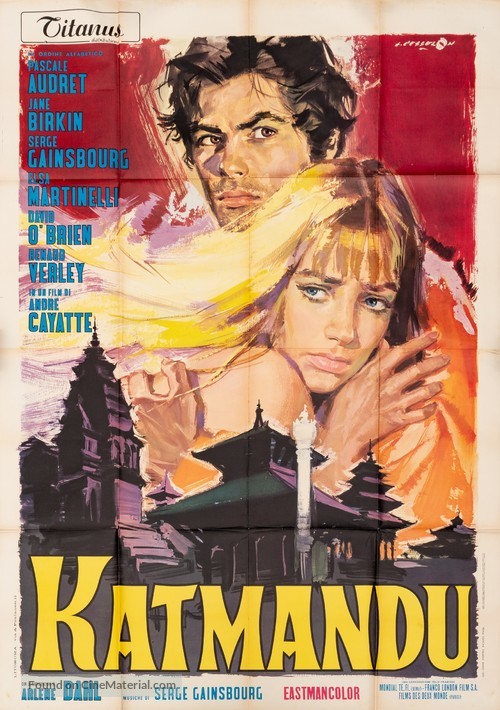 Les chemins de Katmandou - Italian Movie Poster